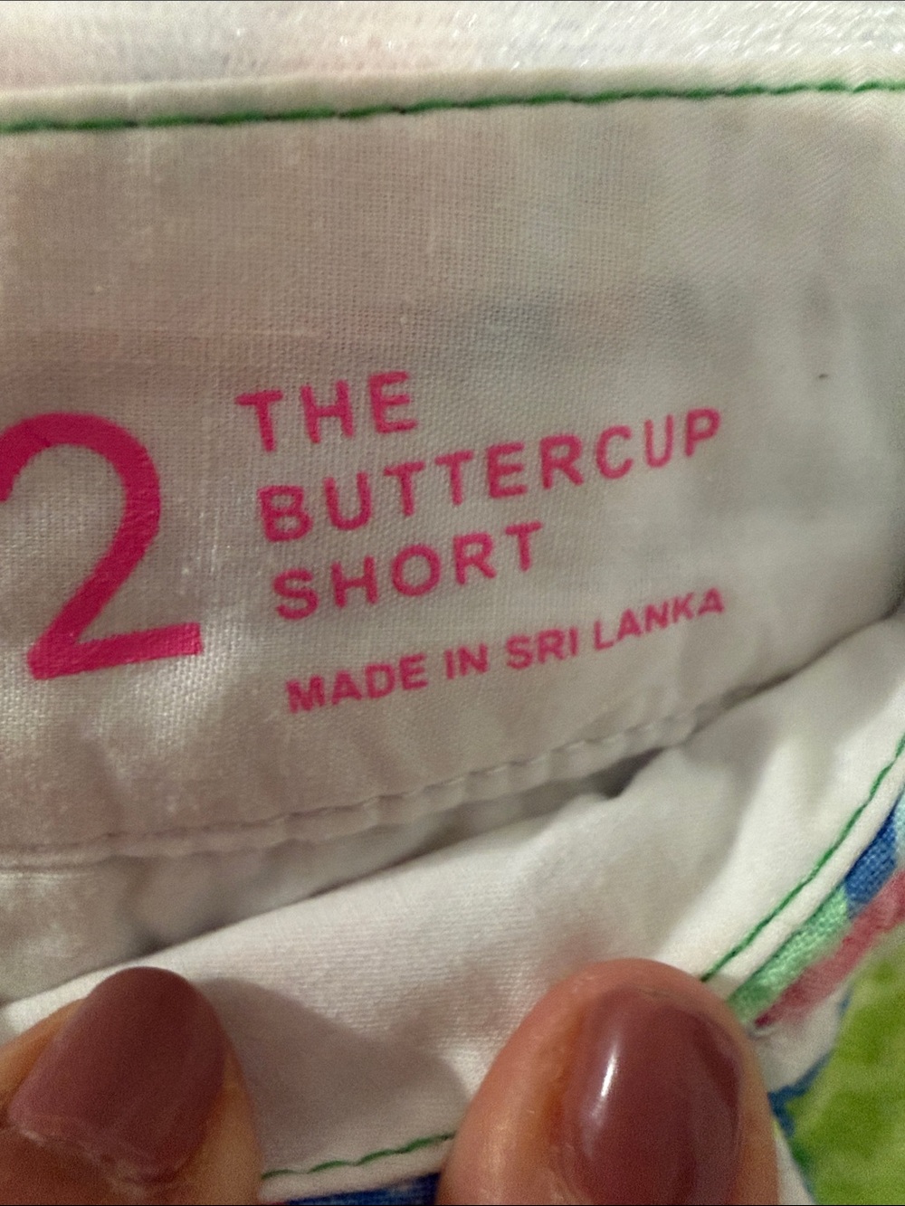Lilly Pulitzer Multicolor Paisley Seersucker Shorts — Pink, Blue & Green - Picture 4 of 6